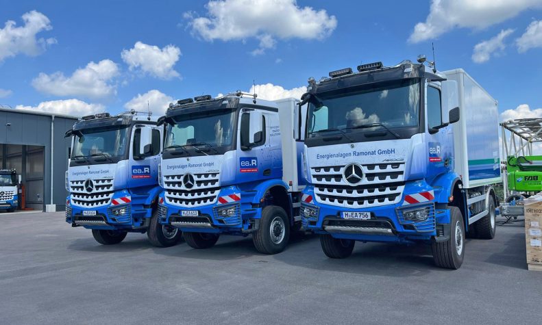 Mercdes Truck foliert 4