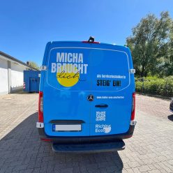 Mercedes Sprinter als rollende Werbung 2