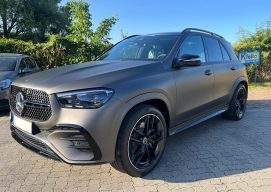 Mercedes GLE Vollfolierung Charcaol Metallic matt 1