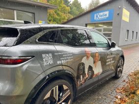 Werbefolierung eines Renault Megane 2