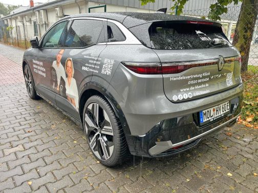 Werbefolierung eines Renault Megane 3