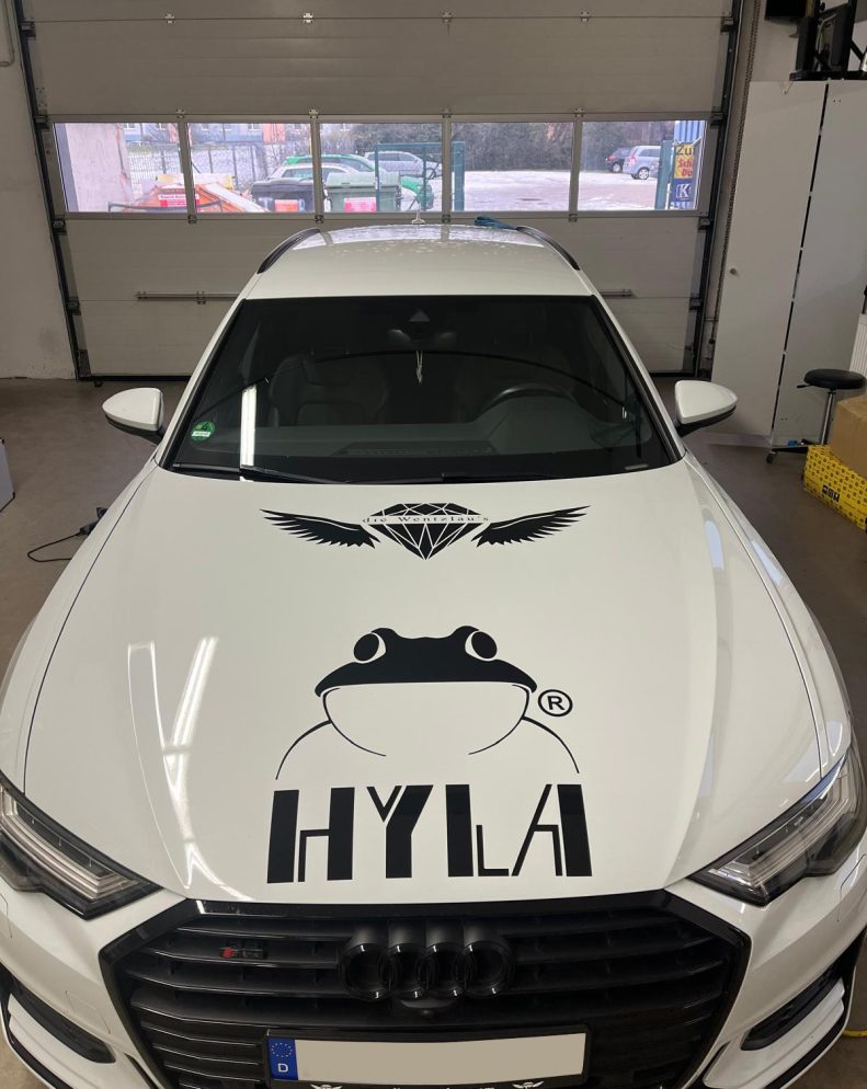 Werbefolierung für die Familie Wentzlau 1