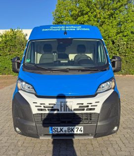 Designbeklebung Fiat Ducato für Containerdienst Bernhard Krause 2
