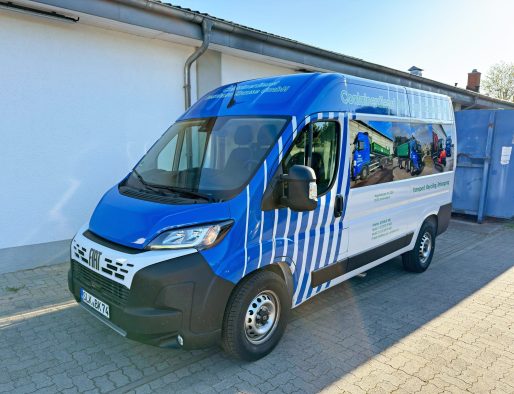 Designbeklebung Fiat Ducato für Containerdienst Bernhard Krause 3