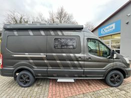 Designfolierung - Ford Transit Camper - Hexis Honeycomb 1