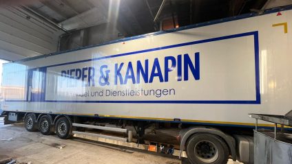 Werbefolierung LKW Auflieger 4