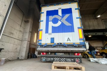 Werbefolierung LKW Auflieger 5