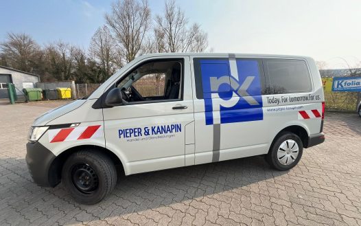 Werbefolierung - VW Transporter - Pieper & Kanapin 3