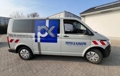 Werbefolierung - VW Transporter - Pieper & Kanapin 5