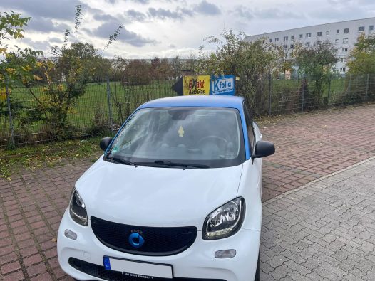 Teilfolierung - Smart ForFour - Matte Blue Metallic 1