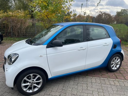Teilfolierung - Smart ForFour - Matte Blue Metallic 4