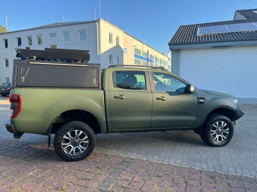 Vollfolierung - Ford Ranger - 3M Matte Military Green_02