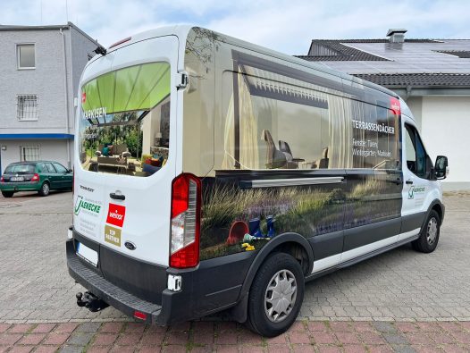 Werbefolierung - Ford Transit - Jaenecke Fenster-Systeme GmbH