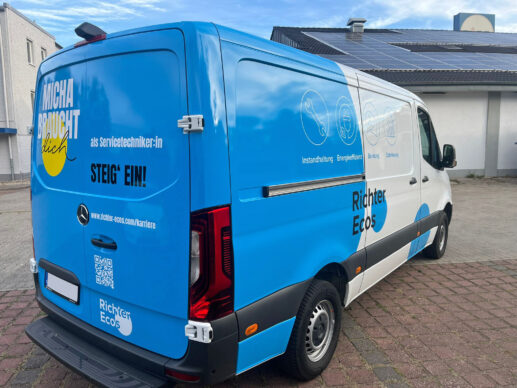 Werbefolierung - Mercedes Sprinter - Richter Ecos 06