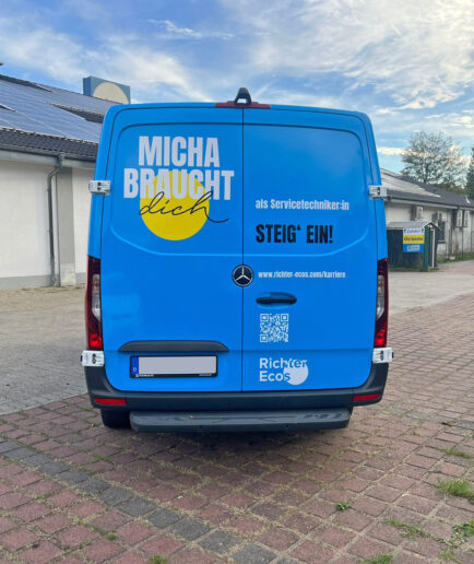 Werbefolierung - Mercedes Sprinter - Richter Ecos 07