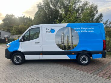 Werbefolierung - Mercedes Sprinter - Richter Ecos 09