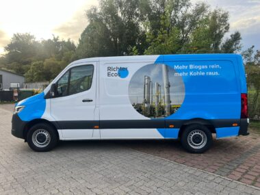 Werbefolierung - Mercedes Sprinter - Richter Ecos 09