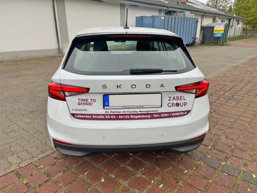 Werbefolierung - Skoda Fabia - Zabel Group 3
