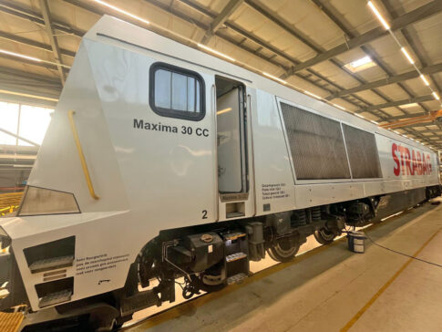 Werbefolierung - Lokomotive Maxima 30 CC - STRABAG 05