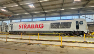 Werbefolierung - Lokomotive Maxima 30 CC - STRABAG 06