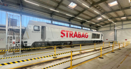 Werbefolierung - Lokomotive Maxima 30 CC - STRABAG 07
