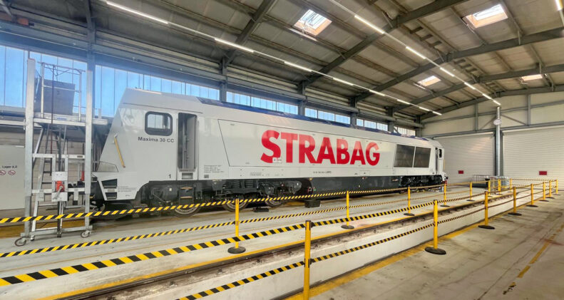 Werbefolierung - Lokomotive Maxima 30 CC - STRABAG 07