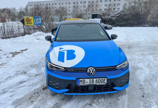 Vollfolierung – VW Golf GTE – Investitionsbank Sachsen-Anhalt 02